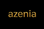 Azenia Logo Brown Font